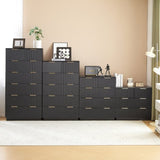 Black P2 Particle Board and Density Board 724194cm Wavy Pattern Drawer Front Four-Level Five-Drawer 56913658