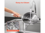 2-in-1 Stainless Steel Saucepan with Steamer 2.5QT Tri-Ply Bottom Induction Compatible Dishwasher 92420298
