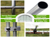 9.84' x 13.12' x 6.56' Large Chicken Coop Metal Chicken Run with Waterproof and Anti-UV Cover 94588860