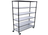 6 Tier 6000lbs Capacity NSF Metal Shelf Wire Shelving Unit, Heavy Duty Adjustable Storage Rack with W465142127