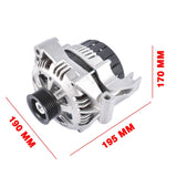 Alternator 12V 105A Fit for Buick LeSabre 2000-2004 Pontiac Bonneville 2000-2004 V6 3.8L 3800CC 06707242