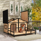 Dog House- Natural Wood 41863210