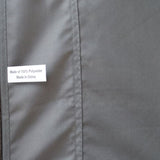 Universal Canopy Cover Replacement for 12x9 Ft Curved Outdoor Pergola Structure-Grey W419P181611