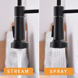 Touchless Kitchen Faucet,Hands Free Automatic Smart Kitchen Faucet Black Smart Kitchen Faucet W1932P156240