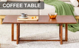 Chinese style log wind Imitation rattan Walnut color tea rectangular solid wood coffee low W1151P154605