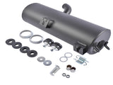 Exhaust Muffler Gasket Kit Replacement for Polaris Sportsman 600 700 800 4X4 W/ Donuts 1261223-489 75546512