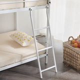 Twin Size Metal Bunk Bed for Kids Teens Adults, Heavy Duty Metal Bunk Bed with Ladder & Full-Length 50825268
