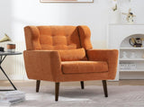 Modern Chenille Arms for Living Room,Upholstered Mordern Armchair,Comfy Soft Padded Lounge 48096083