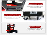 4 LEVEL MULTI PURPOSE TROLLEY FOR DIAGNOSTICS-BLACKRED W1102P218359