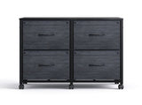 Black Embossed, P2 Particle Board Non-woven Fabric Drawers, Melamine Faced, 46234855