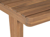 69" Acacia Wood Outdoor Dining Table with Slatted Top, 300 lbs Weight Capacity, Ideal for Patio & N779P234500B