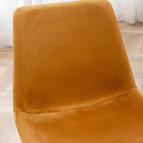 Aufurr Modern Velvet Dining Chair, Set of 2, Gold T2574P164605