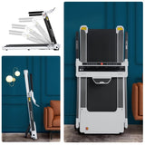 Portable Compact TreadmillElectric Motorized 3.5HP14KM/HMedium Running Machine Motorised Gym W54053232