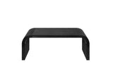 Farmhouse Vintage Crafts Coffee Table,Curved Art Deco Design, Easy Assembly, 48" W x 24" D x 18" W1445P214061