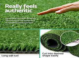 6ft x 10ft Artificial Turf 0.6"Mat with Drainage Holes. Fake Grass with Rubber Backing, 07961891