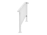 Handrails for Outdoor Steps, Iron Fits 2 Step, Transitional 10964256