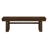 ZNTS Transitional Walnut Finish Wooden Bench 1pc Casual Contemporary Dining Furniture B01156181