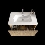BB04-30-301, Integrated white ceramic basin, drain not included W1865128406