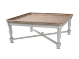 33x33x19" Square Alcott coffee Table, French Countory Tray Table W2078125602