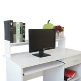 ZNTS General Style Modern E1 15MM Chipboard Computer Desk White 79137938