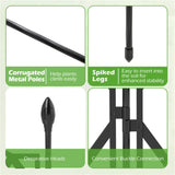 19 x 64Outdoor Plant Support Frame for Raised Garden Bed 66032699
