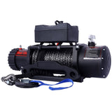 Winch-13500 lb. Load Capacity Electric Winch -12V DC Power for Towing Truck Off Road, with Wireless W465127135