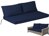 Outdoor Loveseat Cushion Set, 48 x 24 inch, Water Repellent Patio Furniture Cushions Replacement 41417926