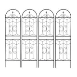 4 Pack Metal Garden Trellis 71" x 19.7" Rustproof Trellis for Climbing Plants Outdoor Flower Support W1586P268018