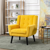Modern Soft Velvet Material Ergonomics Accent Chair Living Room Chair Bedroom Chair Home Chair With W676P313940