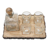 S/6 Alaine Bar Set with Mango Wood Stand W2078P285508