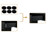 Classic Salon Wall Mount Styling Station Beauty Salon Spa Locking Cabinet Black 21837453