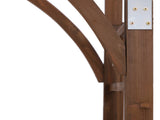 Beautiful And Practical Garden Arch Dark Brown 64813240