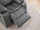 GREY COLOR AIR LEATHER RECLINER CHAIR WITH VIBRATION AND HEATING B2766P488713