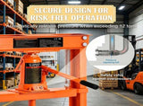 12 Ton H-Frame Hydraulic Shop Press, Adjustable Floor Press with Plates for Garage & Workshop 41383873