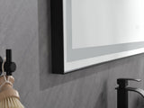 72 x6 Inch LED Bathroom Mirror with Aluminum Frame, Wall Mounted Vanity Mirror, Anti-Fog, Memory, W2287P279821
