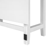 TOPMAX Farmhouse Wood Extendable Dining Table with Drop Leaf for Small Places, White N717P195019K