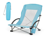 Folding Beach Chair with High Back, Portable Camping Chair for Adults, Includes Cup Holder, Mesh 92057767