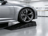 2-Piece Low Profile Car Ramp Set, 8&deg Low Entry Lift Ramps with 2.5" Lift Height, 22000 Lbs GVW 08243673