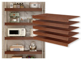 30" x 16" Heavy Duty MDF Wood Shelf Liners, 0.6 Inch Thick Wire Rack Covers for Removable Closet W2641P490362