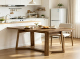 47 Inch Rectangular Dining Table with Sturdy Base 41494717