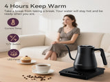 Gooseneck Electric Kettle with 1 Temperature Control for Pour Over Coffee & Tea, Quick Heating, 26831995