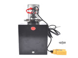 20 Quart Single Acting Hydraulic Power Unit 12V DC 3200 PSI Hydraulic Pump for Dump Trailer, Car 77482573