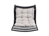 3 Pieces Wicker Outdoor Patio Furniture Set with Lounge Chair, Balcony Chairs Table Set with N780P209442B