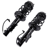 Pair Front Left & Right Shock Strut Coil Spring Assembly with Electric Fit for Cadillac ATS 51071283