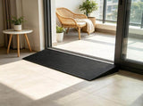 35.4" Wide Cuttable Threshold Ramp, Natural Rubber Non-Slip Surface with Double-Sided Tape, for 10455057