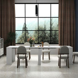 Multifunctional extendable console table W331P250559