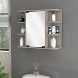 Valdez Medicine Cabinet With Six Shelves, Mirror Cabinet B128P148819