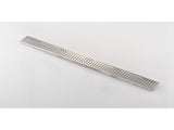 36 Inch Linear Shower Drain with Removable Square Patterned Grate, 304 Stainless Steel with Hair 28071561