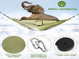 Camping Hammock, Portable Double Hammock with Net,600lbs Load 2 Persons Hammock w/Mosquito 35405572
