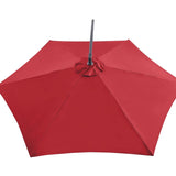 ZNTS 10ft Cantilever Patio Umbrella, Offset Hanging Outdoor Table Umbrella with Tilt Crank, 6 Sturdy 76910800